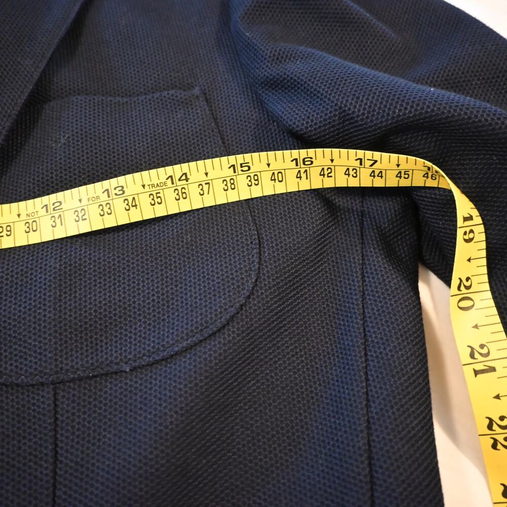 NWT: Gant Jersey Unconstructed Blazer in Evening Blue size 48 EU - Picture 9 of 13